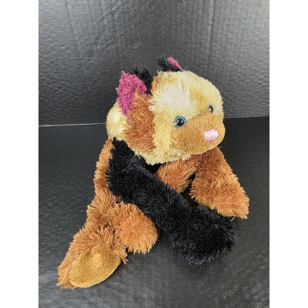 Old Navy Cat Plush Long Legs‎ Calico Stuffed Animal 12x9 Floppy Pink Nose